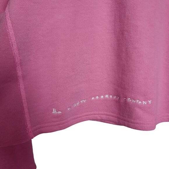 The Mighty Company The Sweatshirt Pink Rainbow Cuff Size S/M - Picture 11 of 15